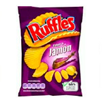 Ruffles jamón