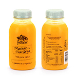 Zumo natural mango naranja